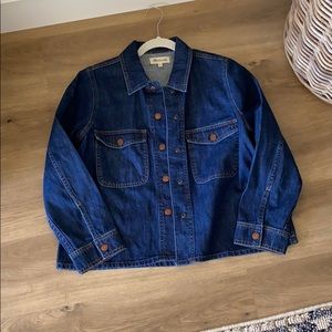 NEW Madewell Denim shirt jacket